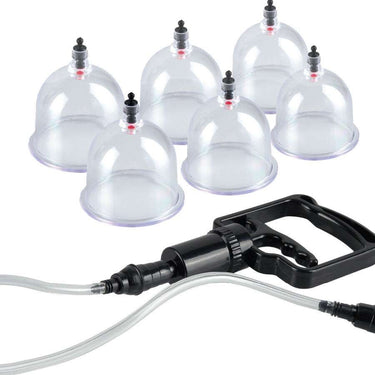 Set di Coppette Fetish con Aspirazione per Stimolazione Sensoriale